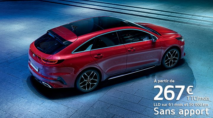 Kia proceed à partir de 267€TTC/mois SANS APPORT