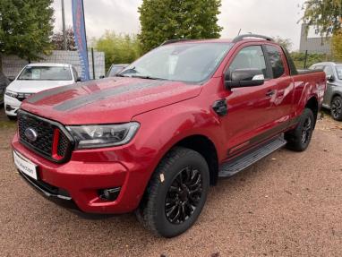 Voir le détail de l'offre de cette FORD Ranger 2.0 TDCi 213ch Super Cab Stormtrak BVA10 de 2021 en vente à partir de 514.72 €  / mois