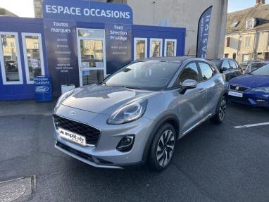 Voir le détail de l'offre de cette FORD Puma 1.0 Flexifuel 125ch S&S mHEV Titanium de 2024 en vente à partir de 238.23 €  / mois