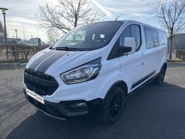 Voir le détail de l'offre de cette FORD Transit Custom Fg 320 L2H1 2.0 EcoBlue 170 Cabine Approfondie Trail de 2021 en vente à partir de 382.02 €  / mois