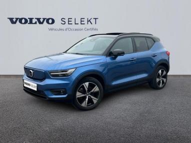 Voir le détail de l'offre de cette VOLVO XC40 P8 AWD 408ch R-Design EDT de 2020 en vente à partir de 345.32 €  / mois