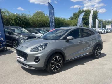 Voir le détail de l'offre de cette FORD Puma 1.0 EcoBoost 125ch S&S mHEV Titanium Design 2 Powershift de 2022 en vente à partir de 217.57 €  / mois