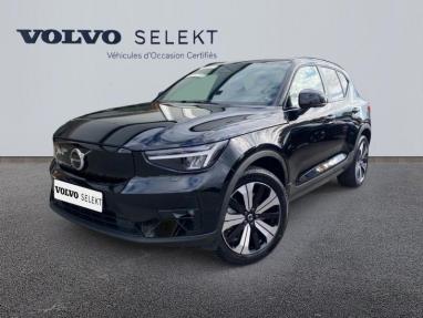Voir le détail de l'offre de cette VOLVO XC40 Recharge Twin 408ch Ultimate AWD EDT de 2022 en vente à partir de 394.02 €  / mois
